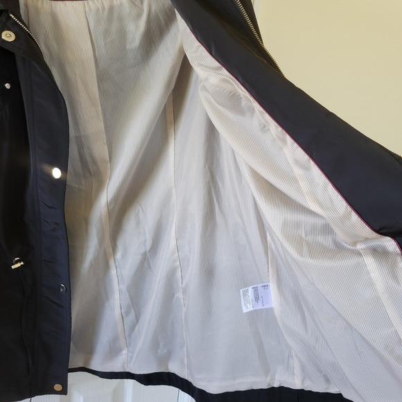 Charter Club Coat Size 1X Black Water-Resistant Hooded Anorak Jacket Womens - Picture 8 of 12